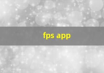 fps app